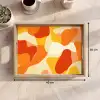 Abstract - Vormen - Oranje Dienblad Rechthoek middel -USP_Formaat