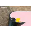 Blah - Bliksem - Roze Placemat vinyl groot -closeup