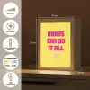 Quote - Moeder - Hartje - Roze Light Box met kabel (Tafellamp) klein -USP_NL