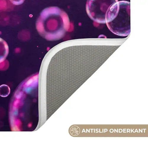 Paars - Bubbels - Schuim WCmat klein -USP_AntislipNL