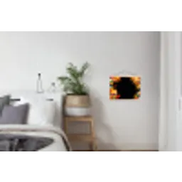 Fastfood - Graffiti - Hamburger - Eten - Modern textielposter latten blank klein -woonkamer