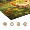Kippen - Landelijke rust - Natuur poster papier klein -closeup_NL