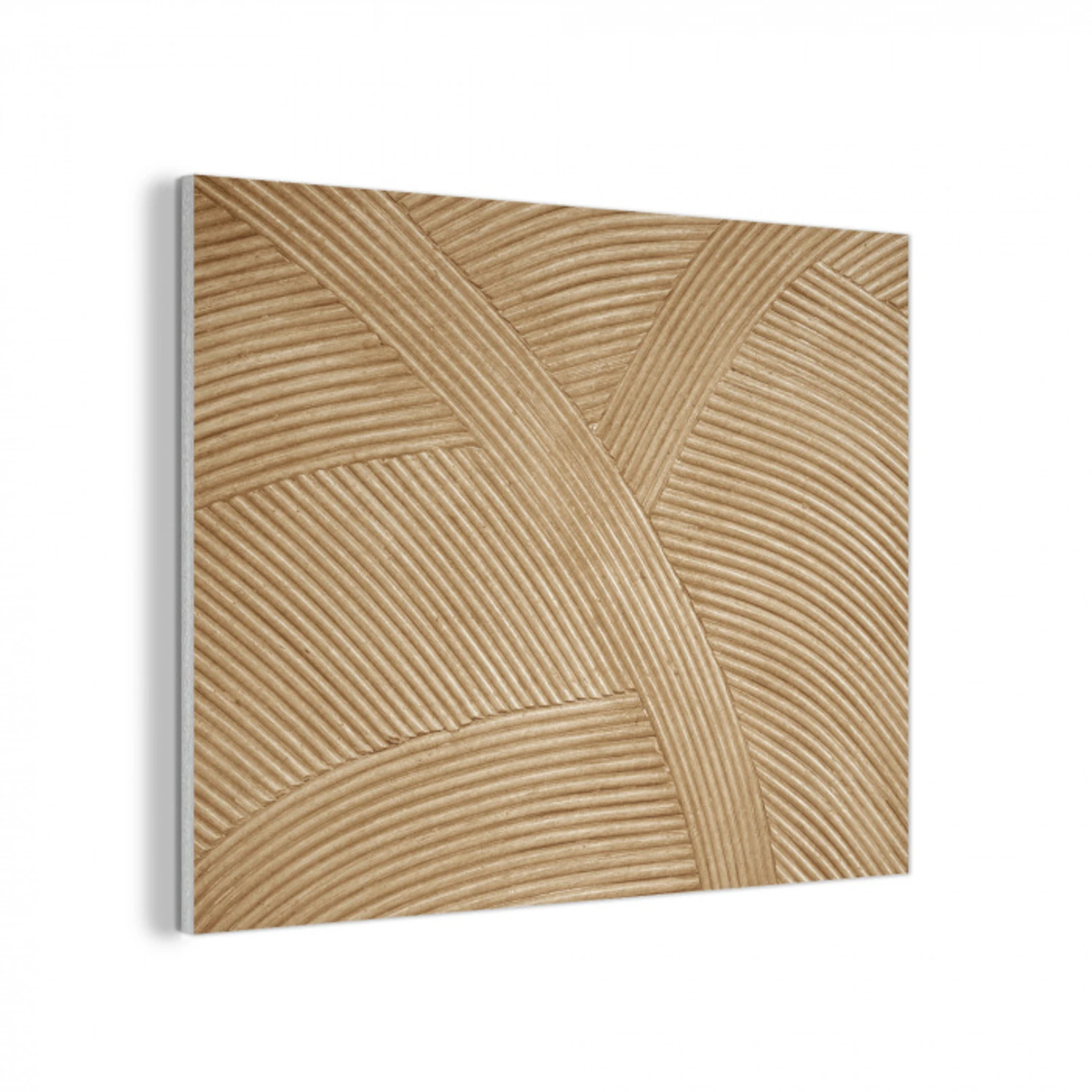 Rotan print - Beige PET vilt klein -3d