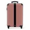 Minimal - Rozenhout met zwarte streep NBS - Handbagage koffer - Unisex middel -productfoto_recht