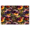 Warm - Patroon - Penseel - Viooltjes Placemat vinyl groot 368 -zzsfeer1_Kitchenyeah-website