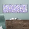 Blauw - Patroon - Abstract - Beige canvas 2cm klein 828 -sfeer4