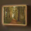 Bos - Natuur - Bomen - Landschap - Bladeren Light Box met batterij (Wandlamp) middel -z3d_website