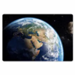 Aarde - Ruimte - Blauw - Groen Placemat vinyl groot -zzsfeer1_Kitchenyeah-website