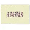 Karma - Luipaardprint - Geel Deurmat klein -zkaufland3d
