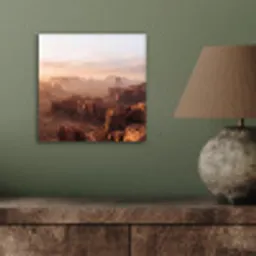 Woestijn - Landschap - Natuur aluminium wit klein -sfeer2