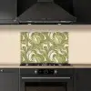 Abstract - Textuur - Groen keuken achterwand spatscherm klein 900 -sfeer1