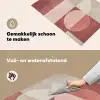 Figuren - Abstract - Roze Inductie beschemer met haakjes klein -ky-schoon-nl