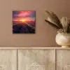 Windmolen - Zonsondergang - Landschap aluminium wit klein -sfeer4