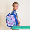 Gekleurde schelpen op een paarse achtergrond Kinderrugzak - Blauw middel -sfeer3_NL
