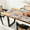 Bladeren - Monstera - Jungle - Tropical Placemat vinyl groot -zzsfeer4_Kitchenyeah-website