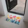 Illustratie - Bloemen - Kleurrijk Deurmat klein -sfeer5