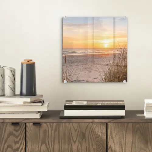 Zonsondergang - Duinen - Zee plexiglas 5mm klein -sfeer1