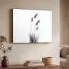 Minimalistisch - Stelen - Wit Textielframe zwart klein -sfeer3