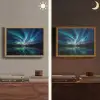 Noorderlicht - Kleurrijk - Bergmeer Light Box met batterij (Wandlamp) middel -sfeer3