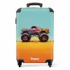 Monstertruck met Graffiti Print in het Zand NBS - Handbagage koffer - Unisex middel -productfoto_recht