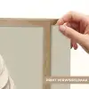 Eenhoorn - Wit - Getekend Light Box met batterij (Wandlamp kind) middel -USP_websiteprintNL