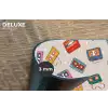 Muziek - Cassette - Patroon Placemat vinyl groot 368 -closeup