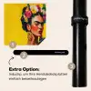Frida Kahlo - Vrouw - Geel - Blauw - Bloemen Inductie beschermer vinyl 3mm middel -zzzzzzz-induclip_DE