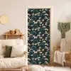 Botanisch - Bloemen - Blauw deurposter klein 289 -sfeer2