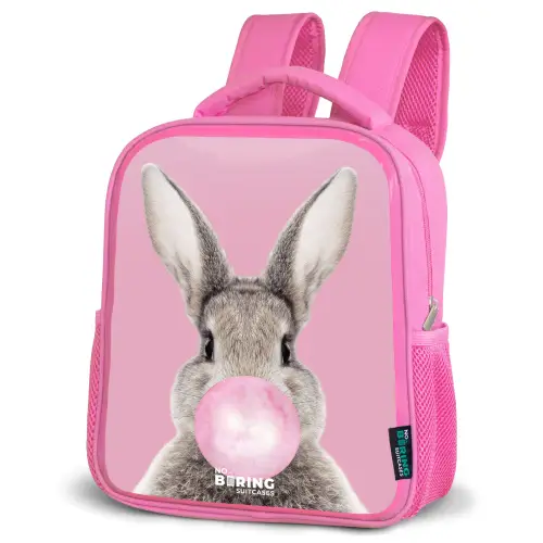 Kauwend knaagje Kinderrugzak - Roze middel -schuin