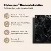 Bliksemschicht door Zwart Marmer Inductie beschermer vinyl 3mm middel -zzzzzzusp-haakje_DE