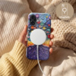 Levensboom - Mozaïek - Bloemen - Kleurrijk - Vrolijk Toughcase MagSafe Apple iPhone 17 klein -USP_MagsafeV