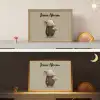 Olifant - Witte bloemen - Kindvriendelijk Light Box met batterij (Wandlamp kind) middel -sfeer3_kind