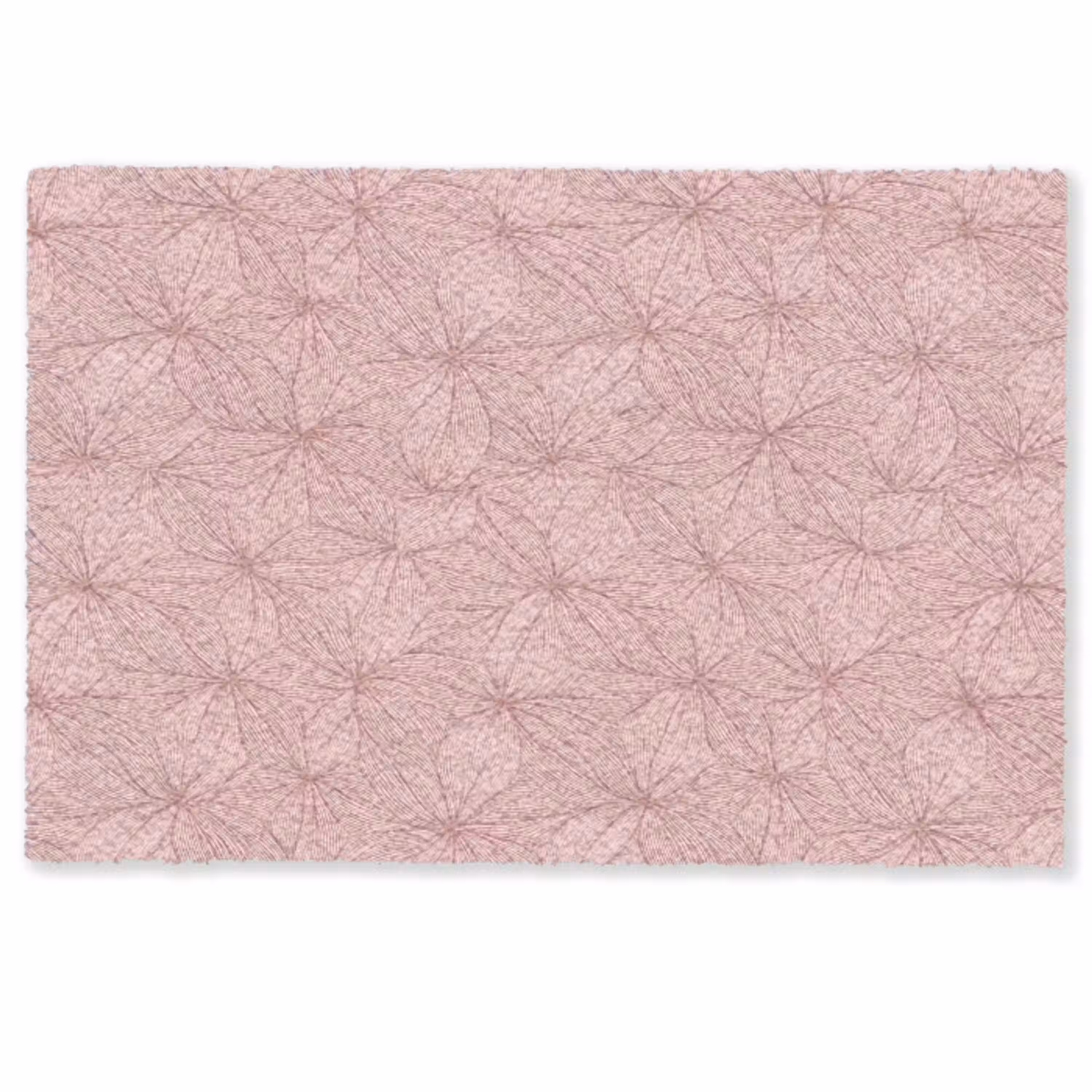 oederroze - Bloemen - Reliëf - Textuur Deurmat klein 898 -zkaufland3d