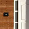 Zwart panterprint - Traditioneel Naambord Rechthoek middel -sfeer3-rechthoek-S