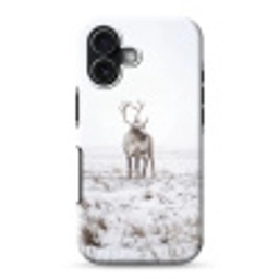 Rendier - Gewei - Sneeuw - Winter Toughcase MagSafe Apple iPhone 17 klein -3d