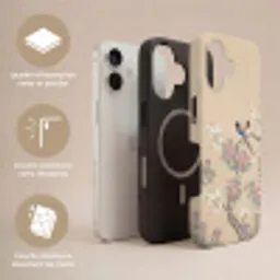 Bloemen - Vogels - Bloemen Toughcase MagSafe Apple iPhone 17 klein -USP_Lagen_FR