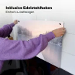 Steiger - Meer - Mist - Winter - Serene Inductie beschemer met haakjes klein -ky-ophangen-de