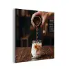 Espresso - Melk - Café aluminium wit klein -3d