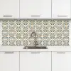 Patroon - Klassiek - Kleurrijk keuken achterwand 2 middel 871 -3d