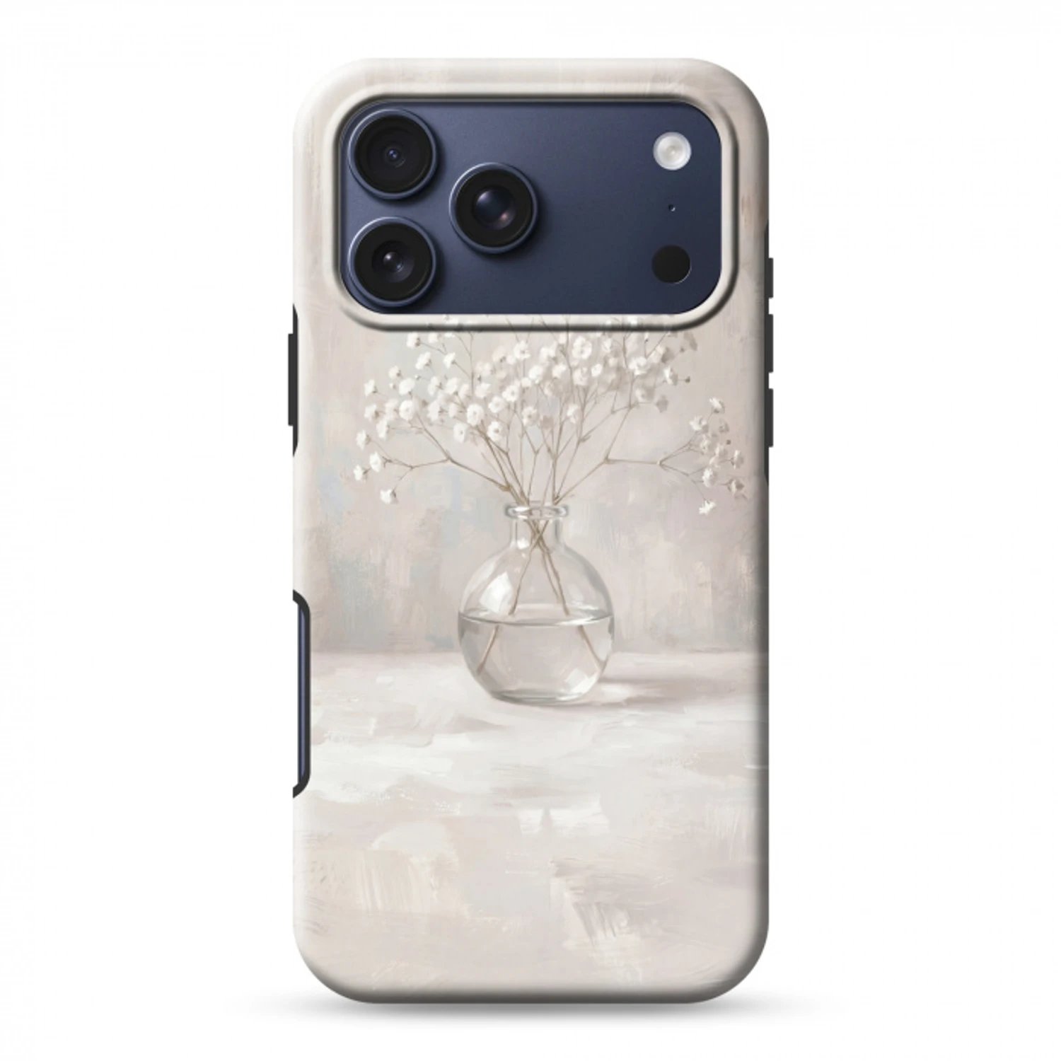 Gipskruid - Vaas - Wit Toughcase MagSafe Apple iPhone 17 Pro Max klein -3d