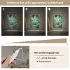 Schildpad - Flamingo - Tropisch - Oceaan Light Box met kabel klein -USP_dimbaarNL