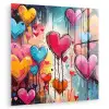 Hartjes - Kleuren - Kunst - Liefde plexiglas 5mm klein -zzzproduct_nieuw