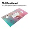Schelp - Pastel - Pink Muismat XXL klein -sfeer4