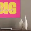 Dream big - Roze - Geel - Minimalistisch PET vilt klein -sfeer6_closeup