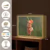 Bloem - Gladiolen - Zalmroze Light Box met batterij (Wandlamp) middel -USP_websiteoverzichtNL