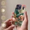 Tropische bladeren - Bloemen - Roze - groen Telefoonhoesje iPhone 17 Pro klein -sfeer3_NL