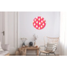 Softijs - Horentje - Roze Wandcirkel aluminium klein 190 -woonkamer