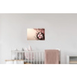 Roze - Bloesems - Eieren Muursticker klein -kinderkamer