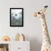 Jungle - Modern - Blauw - Groen fotolijst zwart zonder passe partout klein -usfeer4_kinderkamer