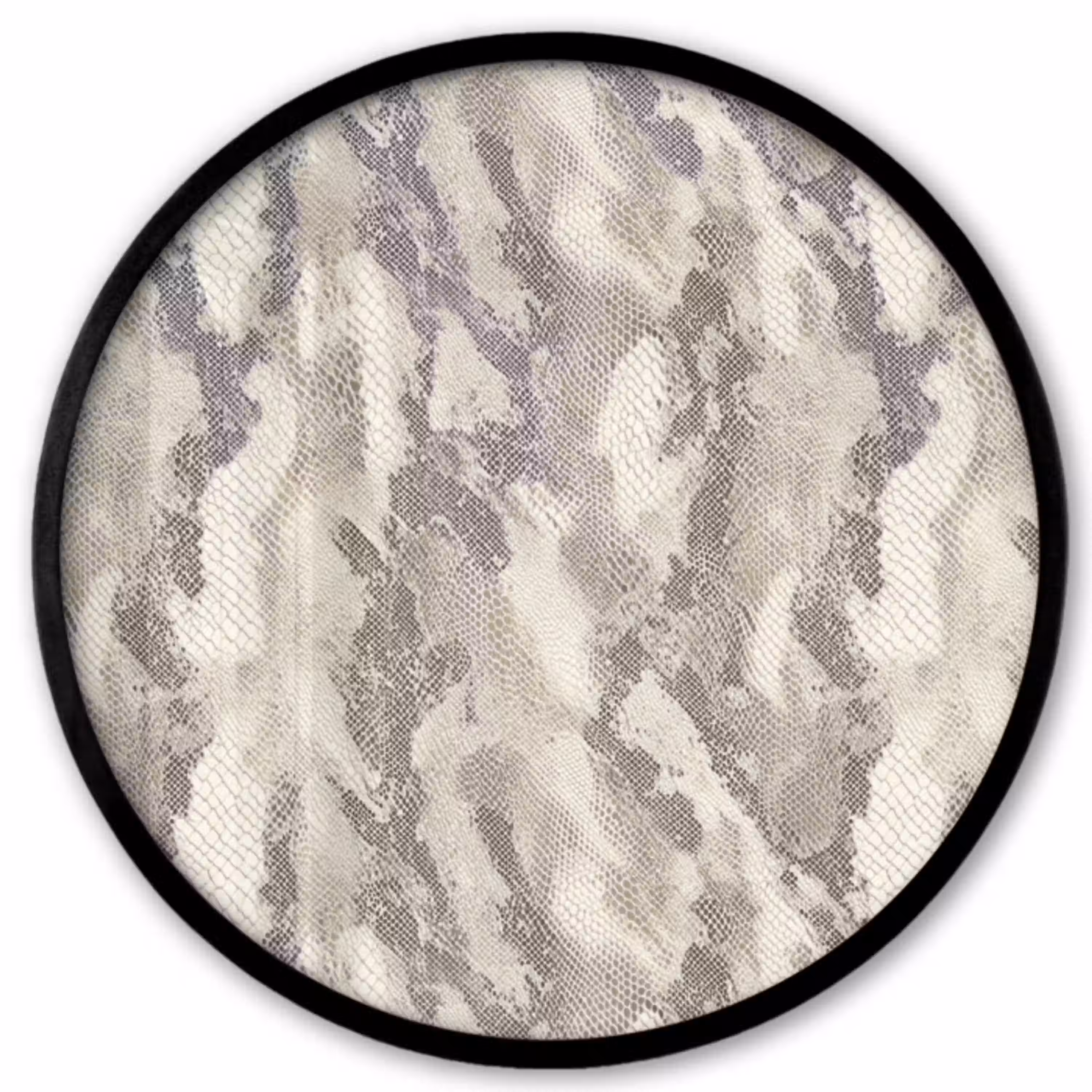 Slang - Patroon - Taupe Fotolijst rond zonder passe partout klein 856 -3d